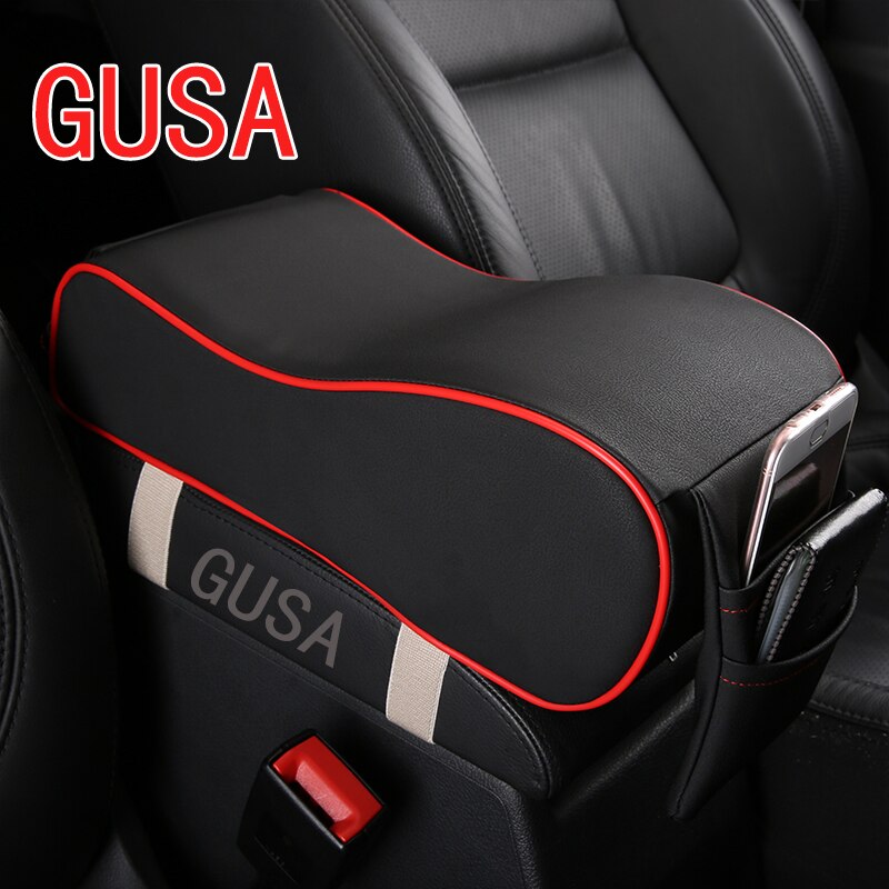 Draaibare Verhoog Armsteun Doos Voor Renault Dacia Duster 2 Centrale Console Opbergdoos Bekerhouder Pu Leer usb Chargi: Increase-Black
