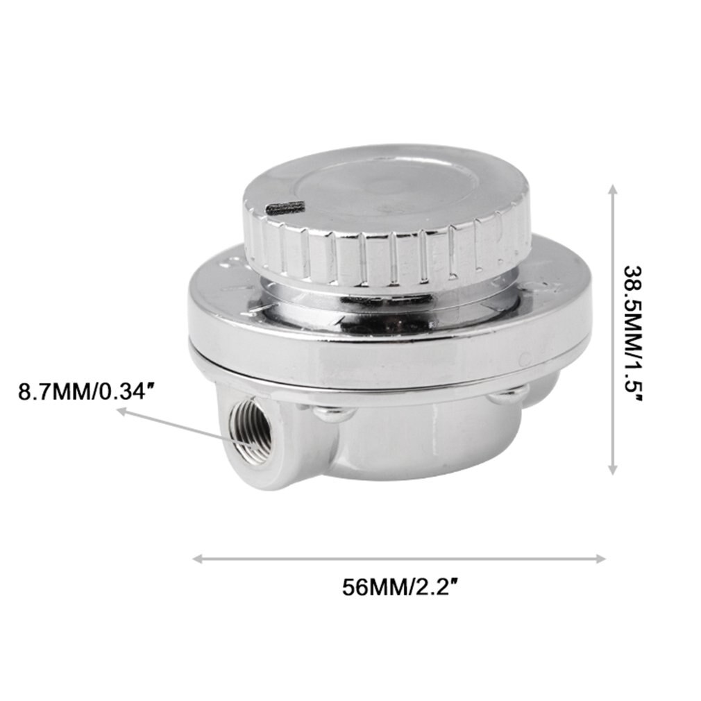 FP093 Fuel Pressure Regulator Kit Universal Metal Fuel Pressure Regulator Adjustable For Carburetor Engine