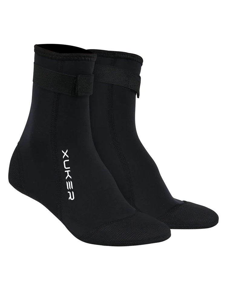 Men's Women's 3mm Neoprene Socks Beach Volleyball Sand Soccer Diving Swimming Surfing Snorkeling Fishing Kayaking Water Booties: 3.5
