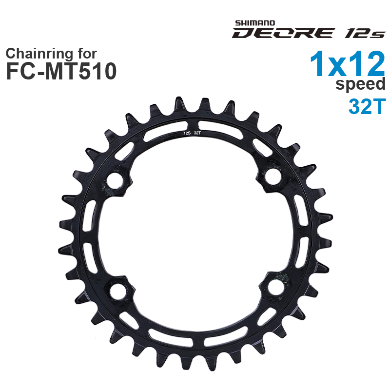 SHIMANO DEORE M6100-Plato para FC-M6100 SLX M7100 XT M8100 30T 32T FC-MT510 32T 34T y SM-CRM75 32 34T SM-CRM85 32 34 36T: Azul