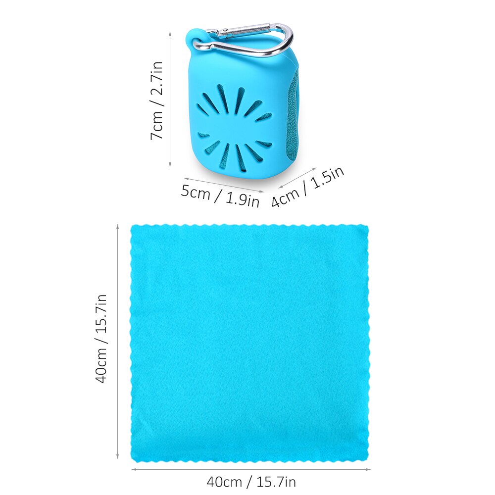 Quick Dry Handdoek Camping Wandelen Reizen Compressed Mini Handdoek Met Silicon Case Zwemmen Travel Gym Handdoek