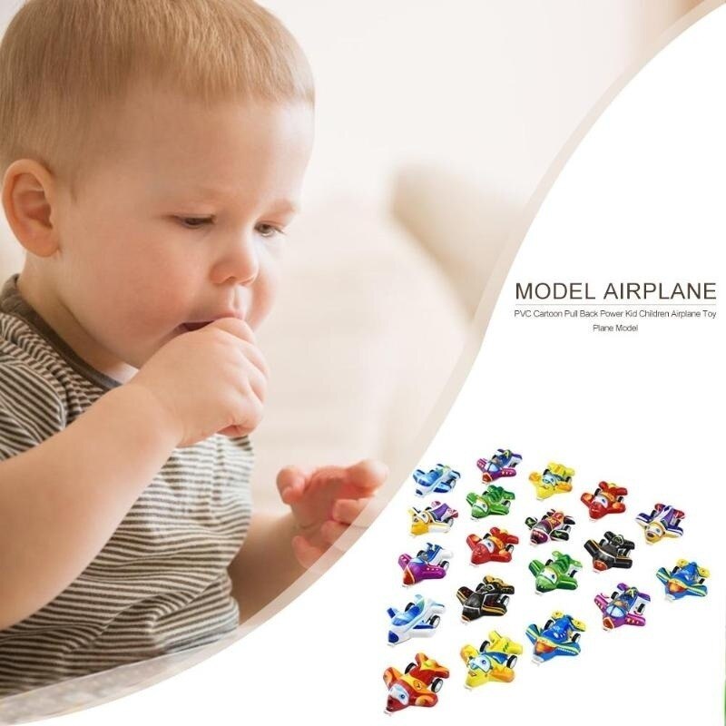 6PCS Pull Back Vliegtuigen Speelgoed Vliegtuig Party Favor Mini Speelgoed Vliegtuigen voor Jongens Kinderen Kind Verjaardag Spelen Plastic vliegtuig