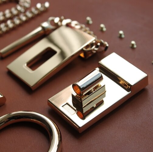 Diy Manual Bag Hardware Accessories Complete Set Of Lock Chain Rotation Insert Drawing