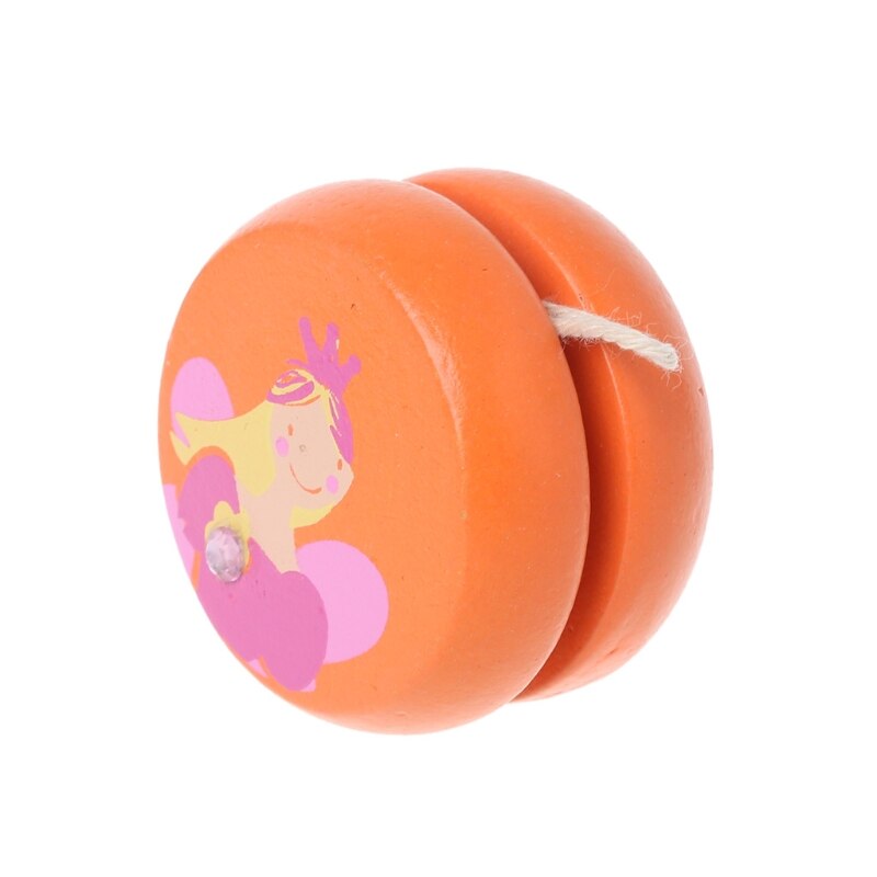 Cute Animal Prints Houten Yoyo Speelgoed Educatief Speelgoed Klassieke Speelgoed