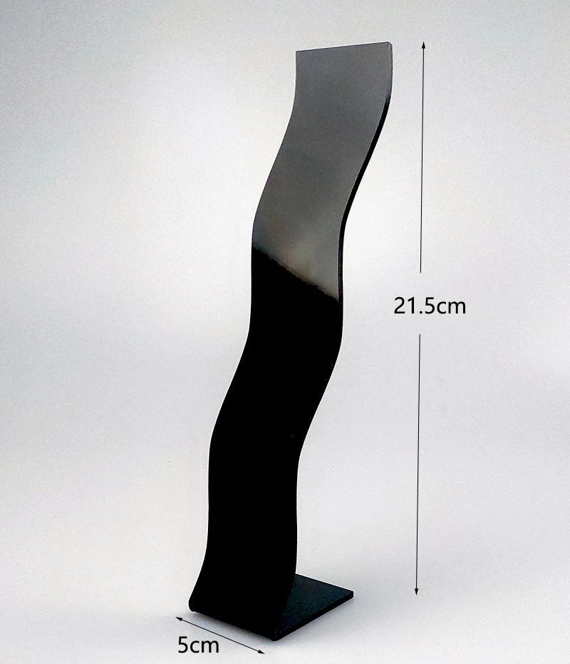 Support pour épingles à cheveux S, accessoires pour cheveux, pinces à cheveux, présentoir à épingles à cheveux, support de vitrine pour bijoux: Black