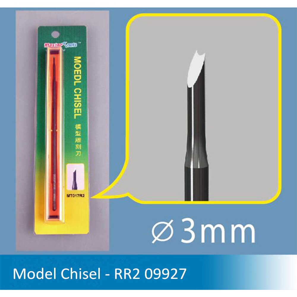 Master værktøjer 09923 09924 09925 09926 09927 09928 model mejsel hobby håndværktøj - f1/f2/f3/r2/rr2/t2: 09927 rr2 3mm