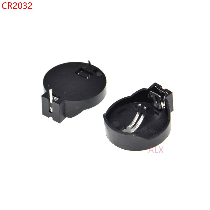 10 PCS CR2032 CR2025 ronde Knoopcelbatterij Socket Holder Case Cover 3 V batterij Opbergdoos