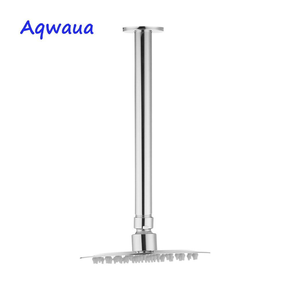 Aqwaua Bathroom Shower Arm Ceiling Mounted Shower Head Connector Bathroom Concealed Install Roof Mounted Accessories Bag