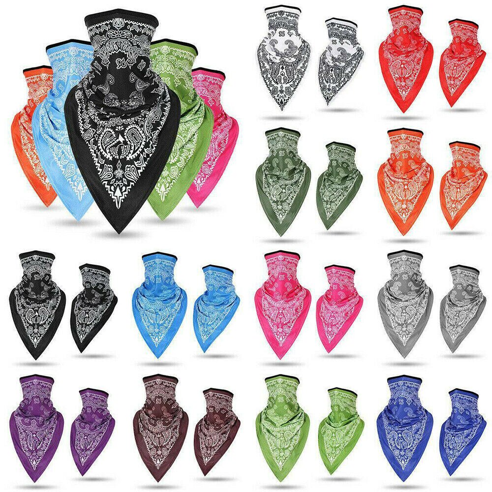 Retro Motorcycle Headwear Bike Ski Sports Scarf Wrap Balaclava Windproof Dust Outdoor Bandana Cycling Breathable Neck Cover