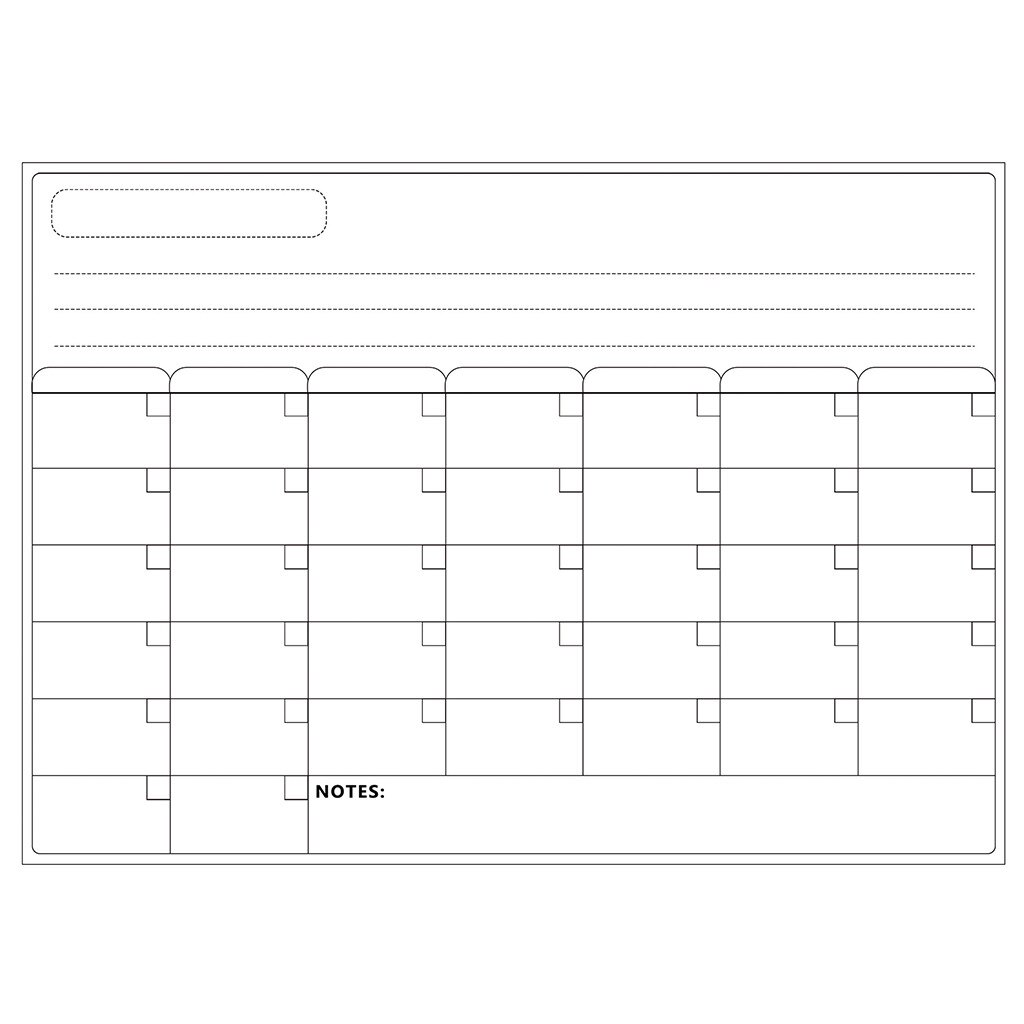 A3 Magnetische Wekelijkse & Maandelijkse Planner Whiteboard Magneet Flexibele Dagelijks Bericht Tekening Koelkast Bulletin White Board: 03