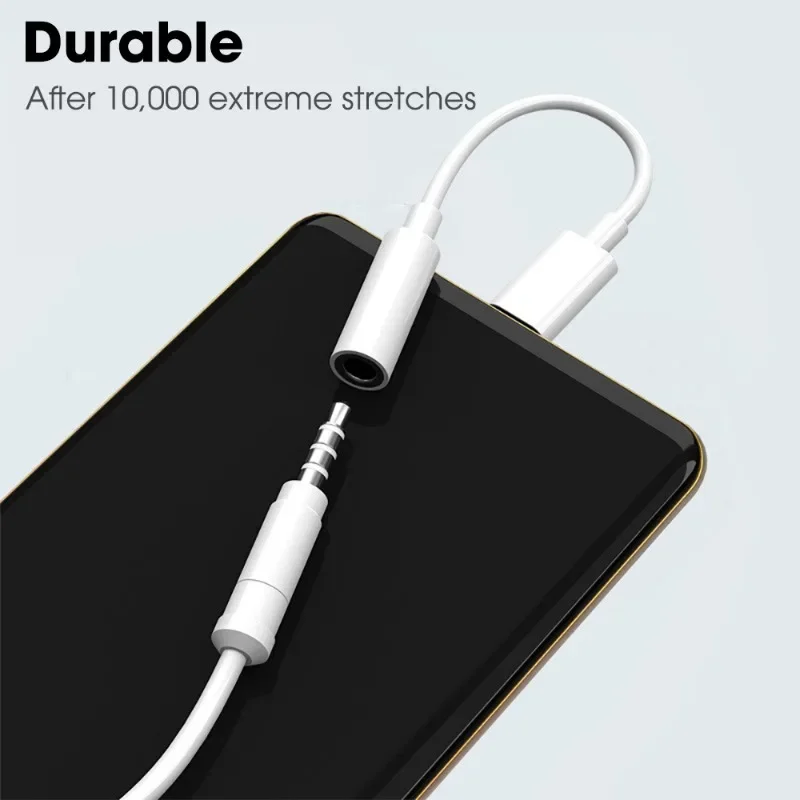 Para Iphone 15 Plus 15 Pro Max USB tipo C a conector de 3,5mm Cable de Audio adaptador auxiliar para auriculares para Iphone15 conector accesorios de teléfono