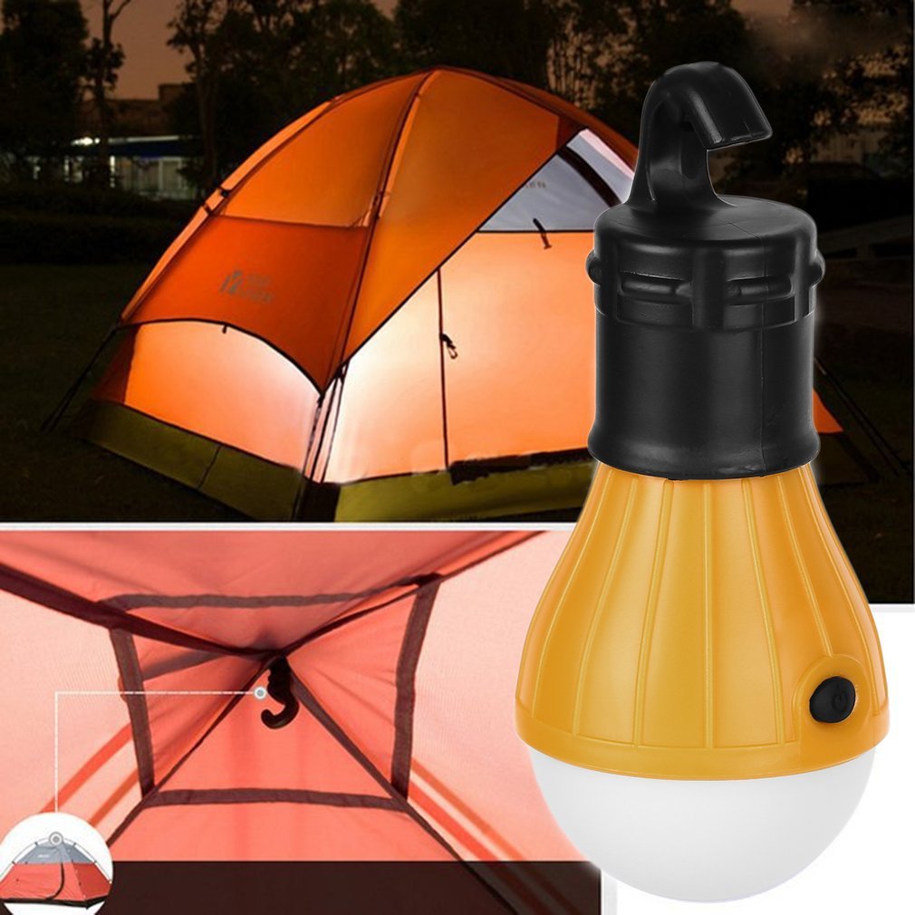 3 LED-zelthängelampe mit 3 modi, SOS-notfallfunktion, karabinerhaken, glühbirne, notlicht, laterne, wanderlampe, energiesparend