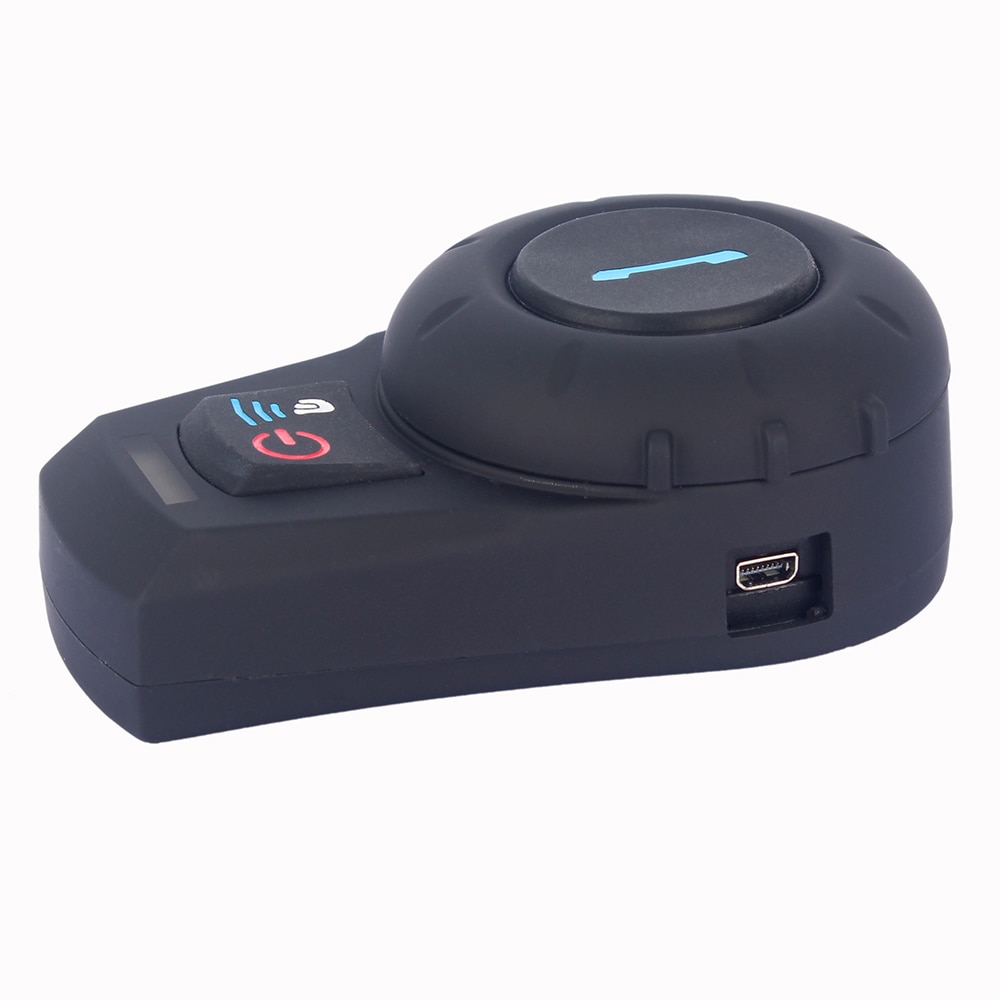 FM Radio+1 pcs BT Interphone Bluetooth Intercom Headset Full Duplex intercomunicador bluetooth For 3 Rider 500M Intercom