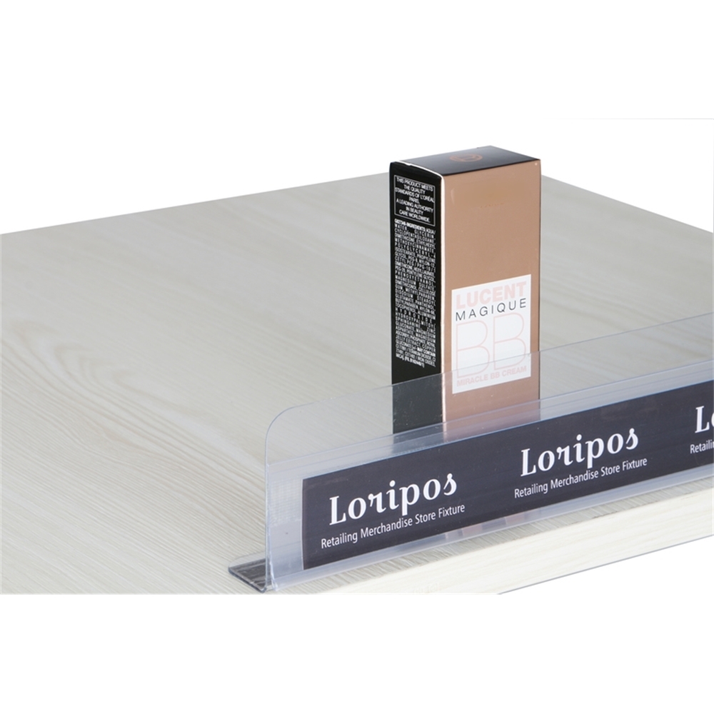 Self-adhesive Data Strip Label Holder, Tray Rack Shelf Display Clear Scanner Rail Price Tag Card Sign Frame Clip Talker