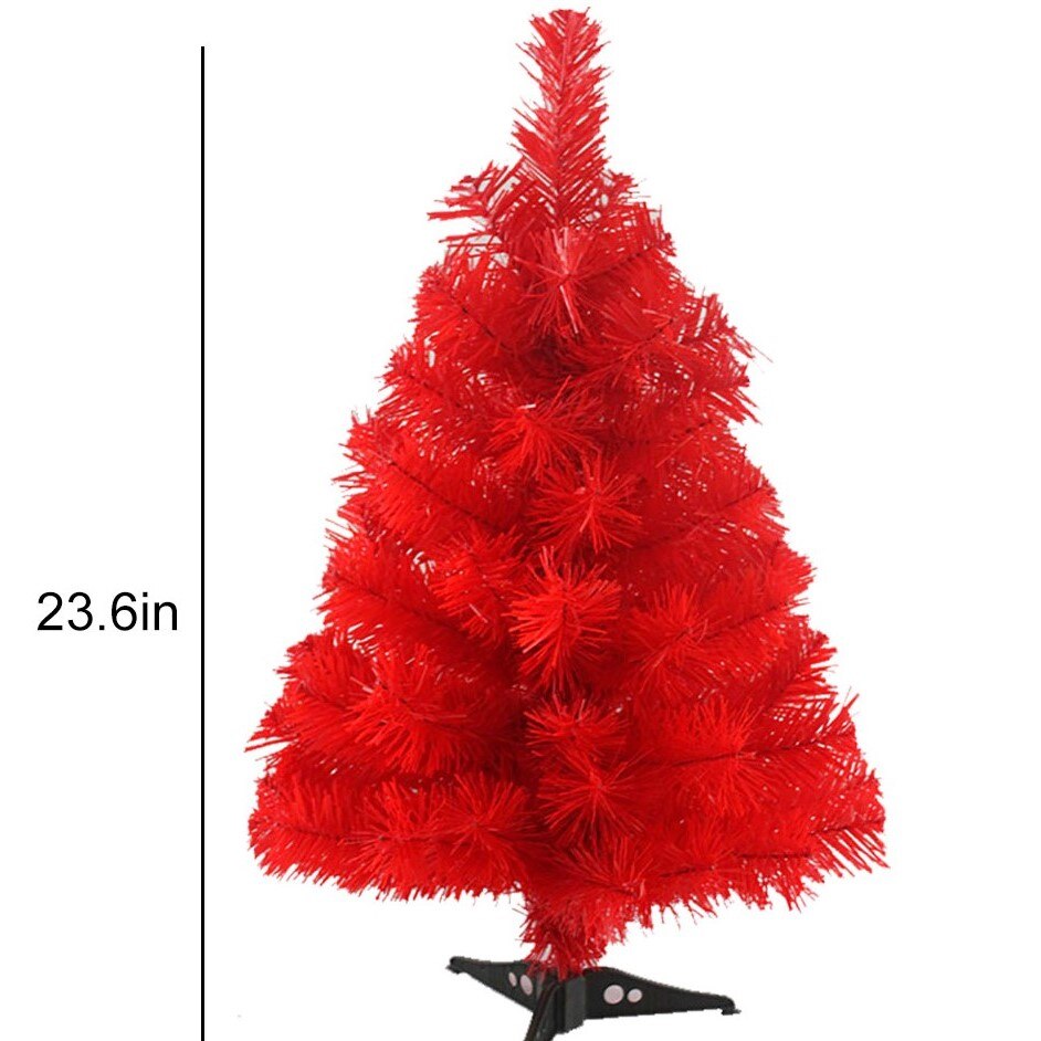 23.62 '' /60cm mini juletræ sød kunstig hvidt juletræ bordplade ornament julebordsindretning