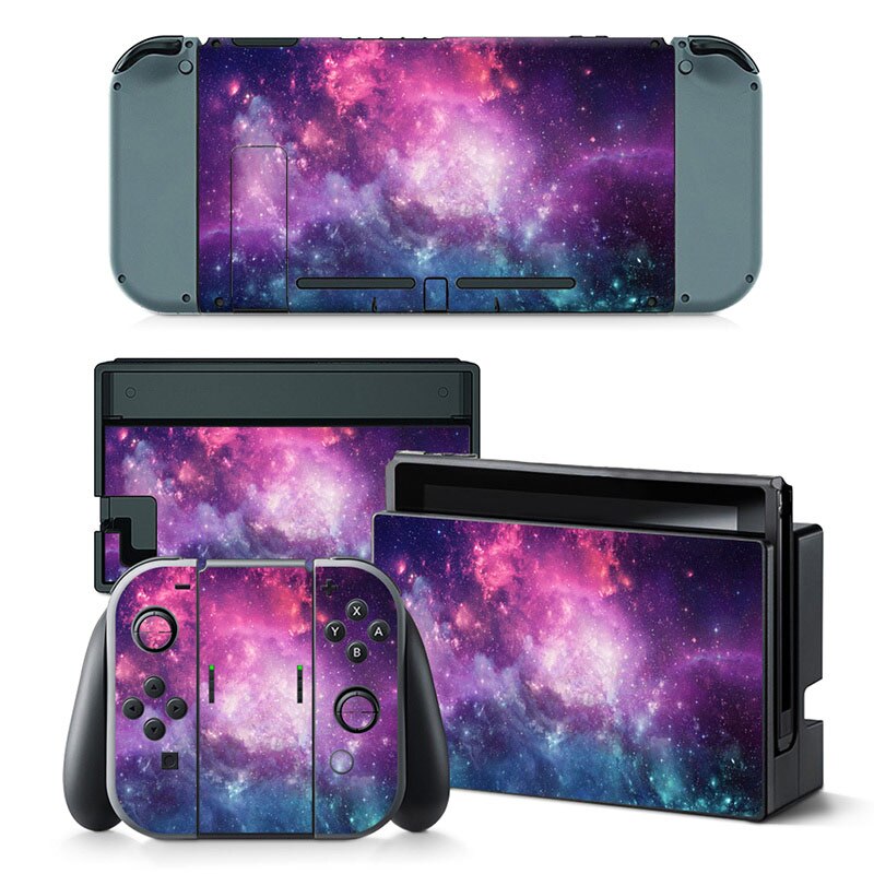 Design do céu para nintend switch console e controlador adesivo para nintend switch pele adesivo de vinil