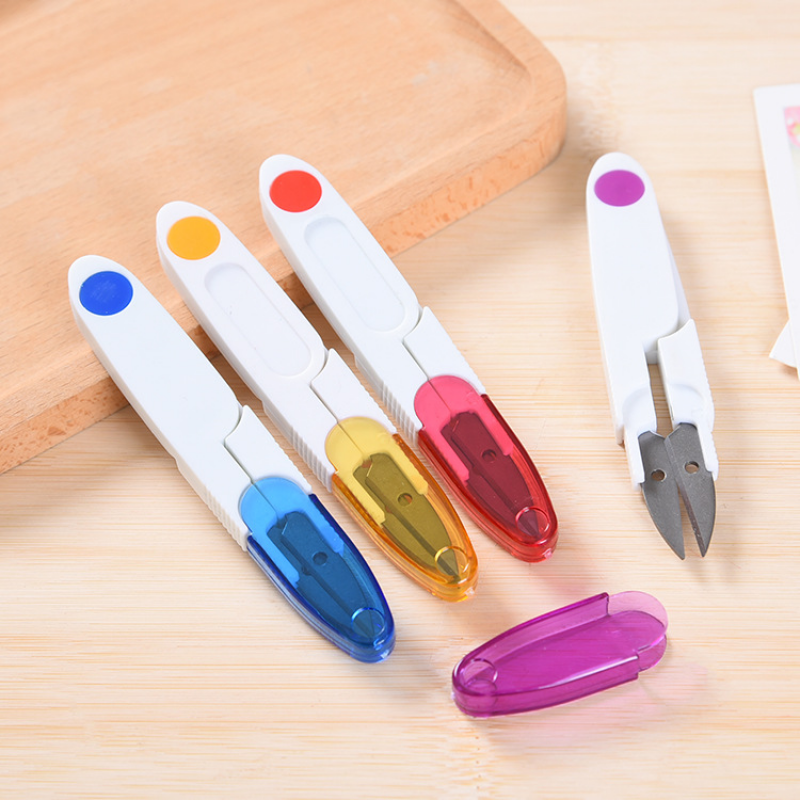 U-Shaped Thread Scissors Deburring Fishing Line Shears Cross Stitch Sewing Snip Thread Tailor Cutter Scissors Diy Craft Tool