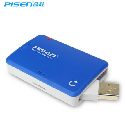 PISEN Card Reader [4-in-1] All-in-One Multi-functional High-Speed TF M2 ms sd Card Reader