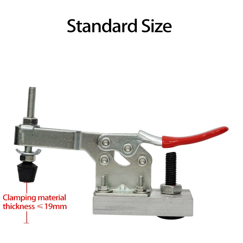 Máquina de grabado CNC, accesorio de abrazadera de placa de prensa rápida Manual de escritorio de madera, abrazadera de bloqueo fijo, alicates, accesorios para herramientas de carpintería: Standard Size