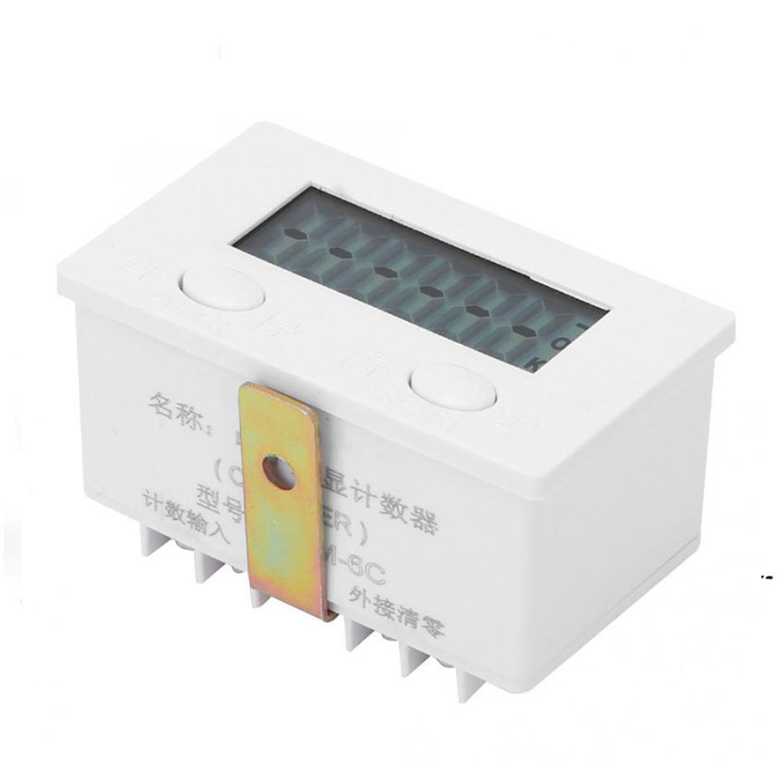 5- stelliger digitaler elektronischer zählerstanzer mit magnetischem induktivem näherungsschalter, weiß