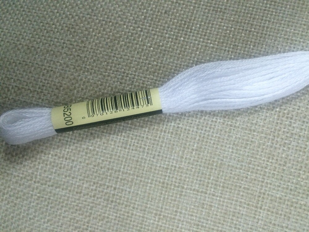 Skein 447 cores para linha de bordar, linha de costura 100% algodão egípcio, bordado, ferramentas para bordado