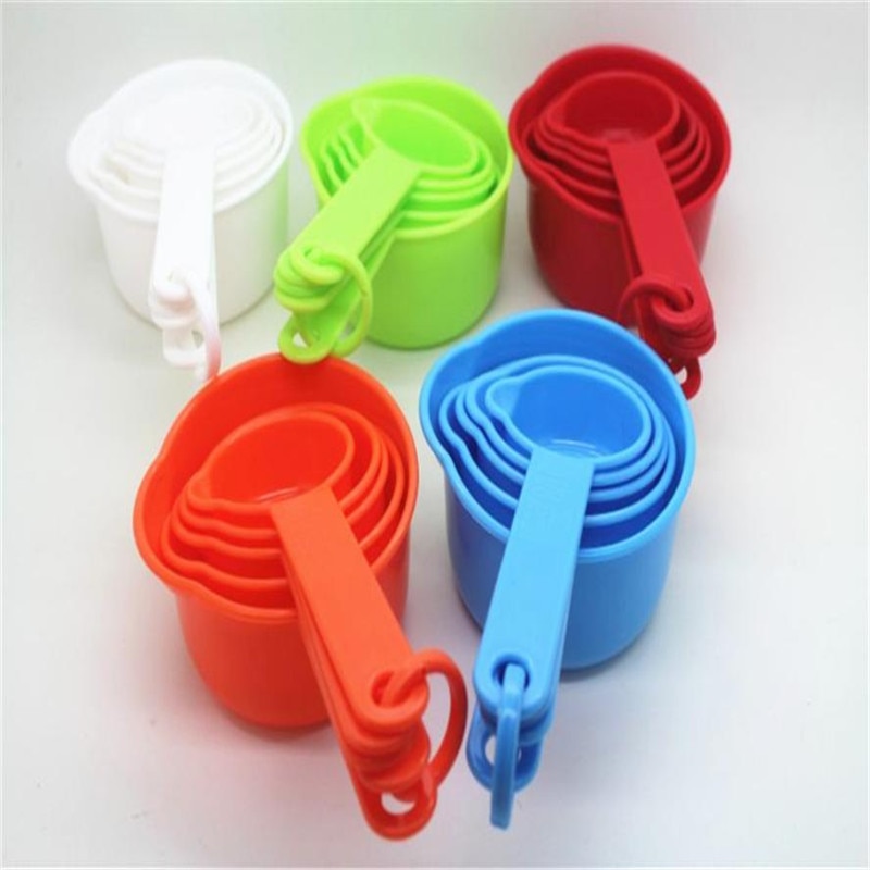 11 Stks/set Maatlepels Kleurrijke Plastic Lepel Meten Nuttig Suiker Taart Bakken Lepel Keuken Koken Meetinstrumenten