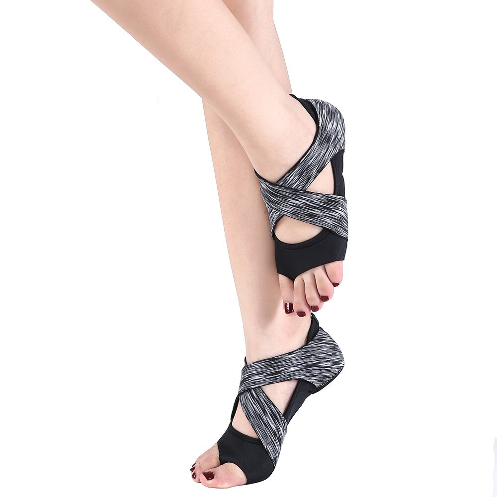 Yoga Schoenen Vrouwen Cross Bandage Anti-Slip Professionele Sneldrogende Demping Pilates Ballet Goede Grip Voor vrouwen Fitness: 06