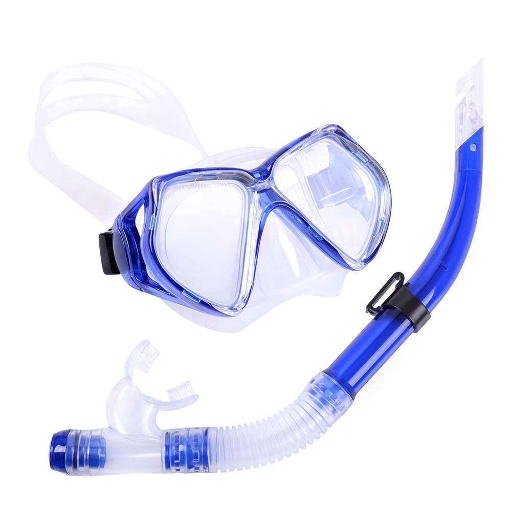 Snorkel Swimming Mask Diving Anti-Fog Scuba Set Adult Underwater Goggles Glasses Swimming Pool Equipment: B