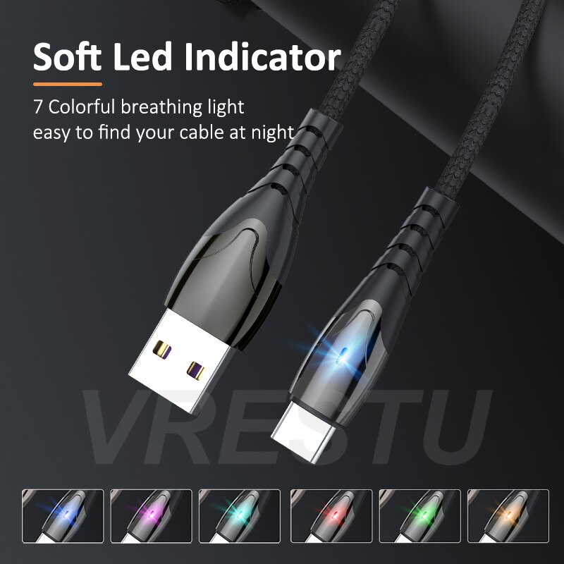 65W 6A Supervooc 2.0 Kabel Voor Oppo Reno 6 5Pro 5G 4 3 Vinden X3 X2 X F19 a74 Realme Snelle Opladen Kabel Usbc Carga Rapida 66W 50W