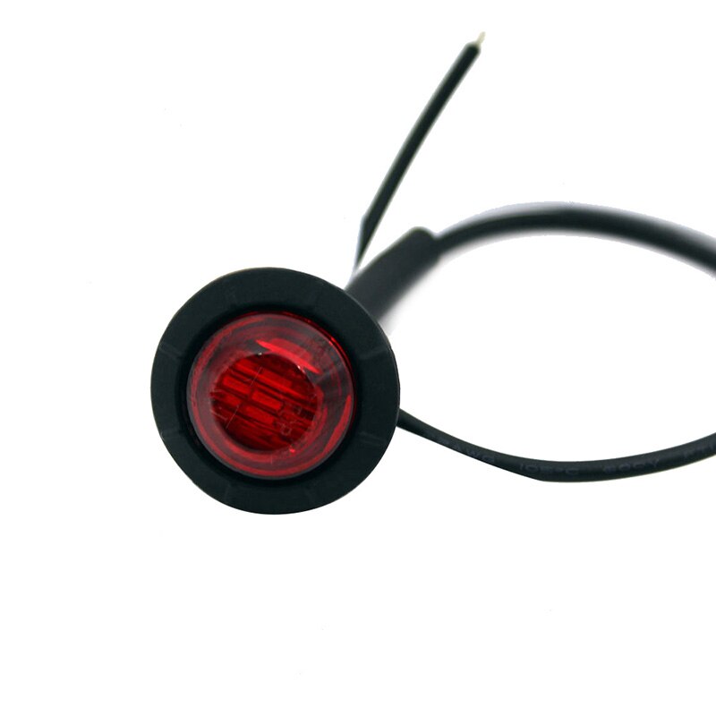 Luces marcadoras de coche remolque Mini botón LED impermeable Super brillante larga vida útil