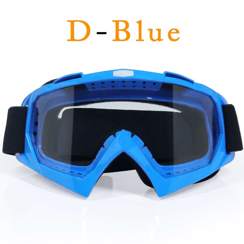 Dla dorosłych gogle Motocross motocykl motor okulary Cross Country elastyczne przezroczyste soczewki Ooculos de grau: B6