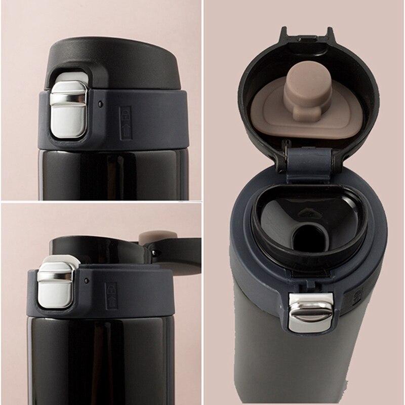 500ML 304 Stainless Steel Thermos Bottle Portable Office Business Vacuum Bottle Travel Drink Flask Water Bottle Home Thermocup