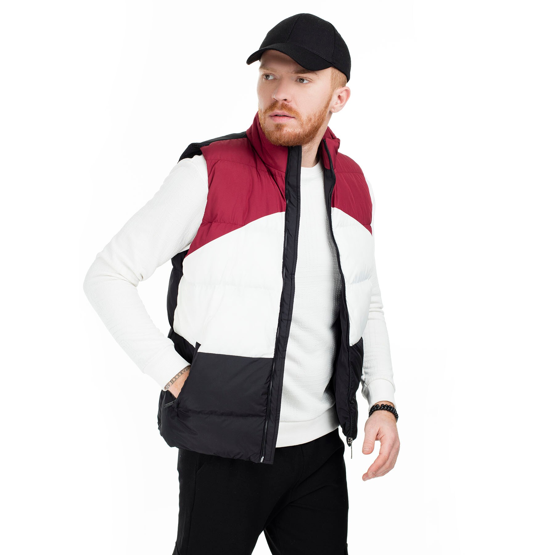 Buratti Rechtop Kraag Slim Fit Vest Mannen Vest 5622352 W0
