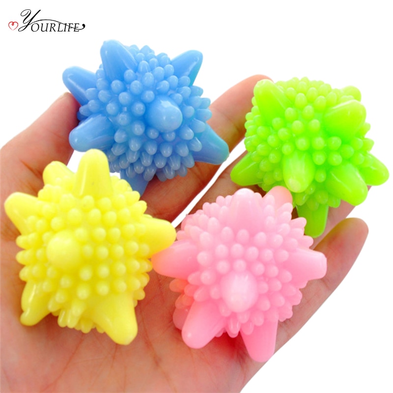 Oyourlife bola de lavar roupa mágica, eco-amigável, anti-enrolamento, bolas de lavanderia, reutilizável, forte descontaminação, produtos de lavanderia