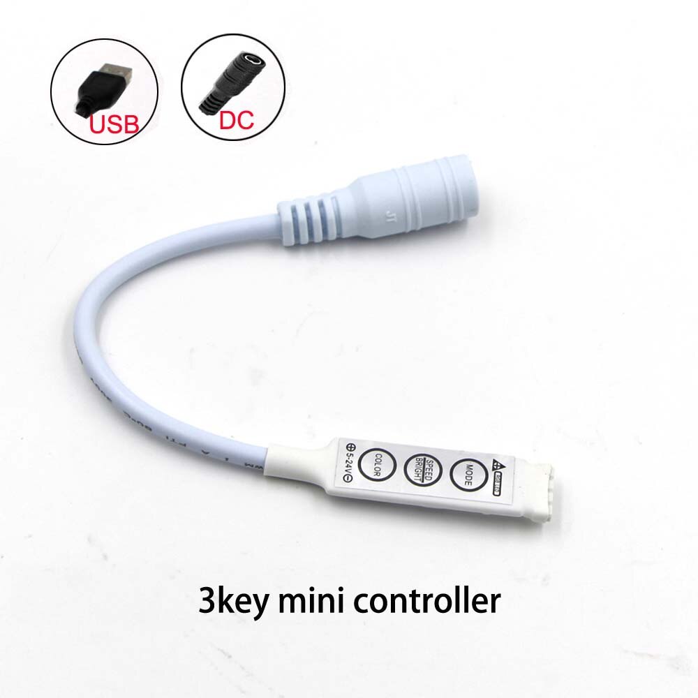 USB/DC 3/17/20/24/44 Tasten RGB Controller Musik IR RF LED Lichter Streifen Fernbedienung für RGB LED Streifen Lichter 5050 2835 SMD: Beige / 8
