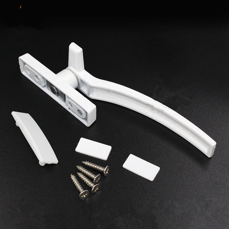 Aluminum alloy casement window handle latches plastic steel push open door window lock buckle replacement parts window stopper