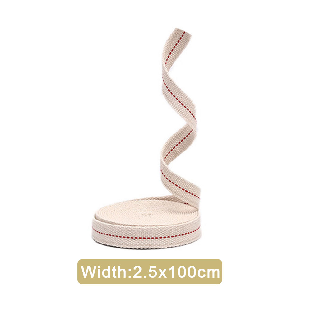 Mecha de lámpara de queroseno de algodón plano blanco de 1,1 cm/1,3 cm/1,5 cm/2cm de ancho, 1 metro de largo, con puntada trenzada para lámparas de aceite, quemador de velas: Gris oscuro