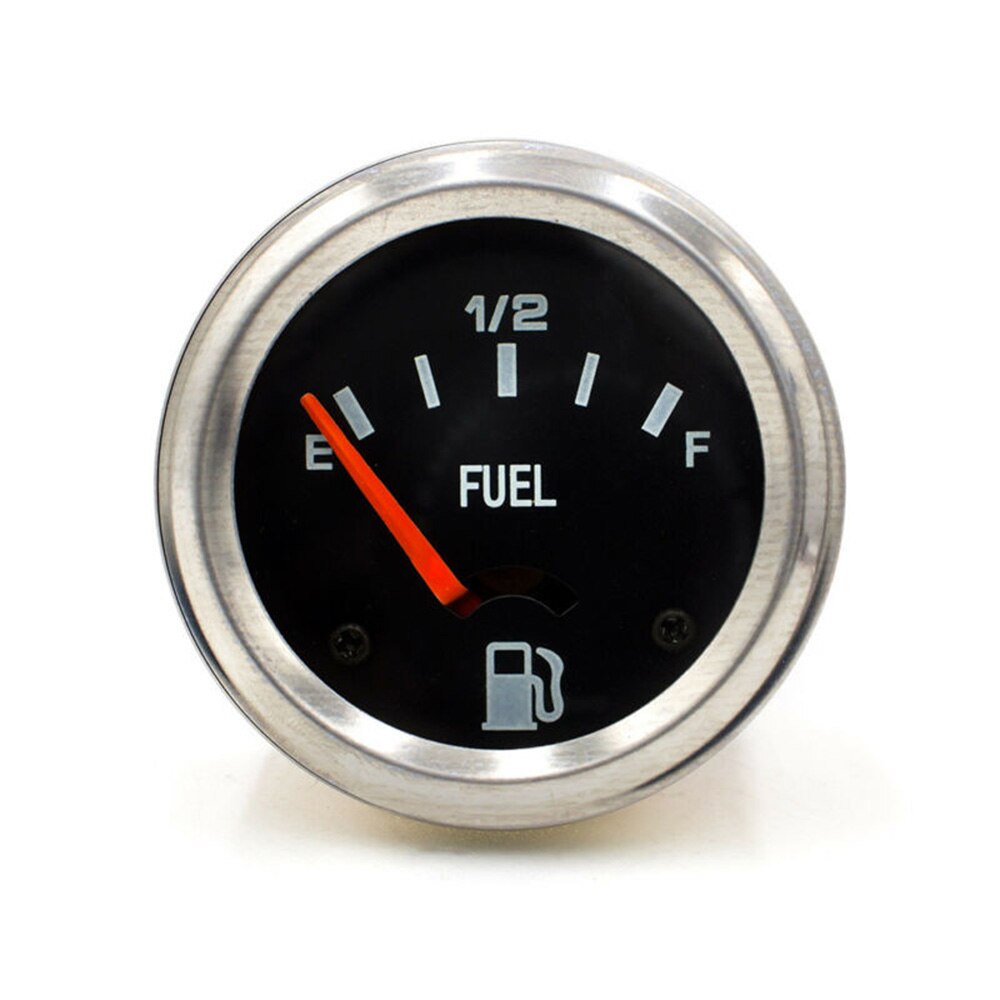 Mechanical Fuel Level Gauge 2-Inch 52mm Auto Car Gauge Meter E-1/2-F 1pc Auto Replacement