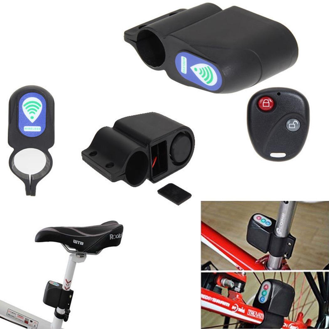 Anti-Diefstal Fietsslot Fietsen Veiligheidsslot Draadloze Afstandsbediening Trillingen Alarm 110dB Fiets Alarm Fietsslot