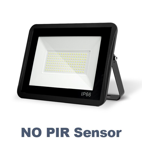 LED Floodlight PIR Motion Sensor 10W 20W 30W 50W 100W 220V Waterproof IP66 Spotlight Reflector Focus Lamp Home Courtyard Outdoor: No PIR / 20W / 5500-7000K