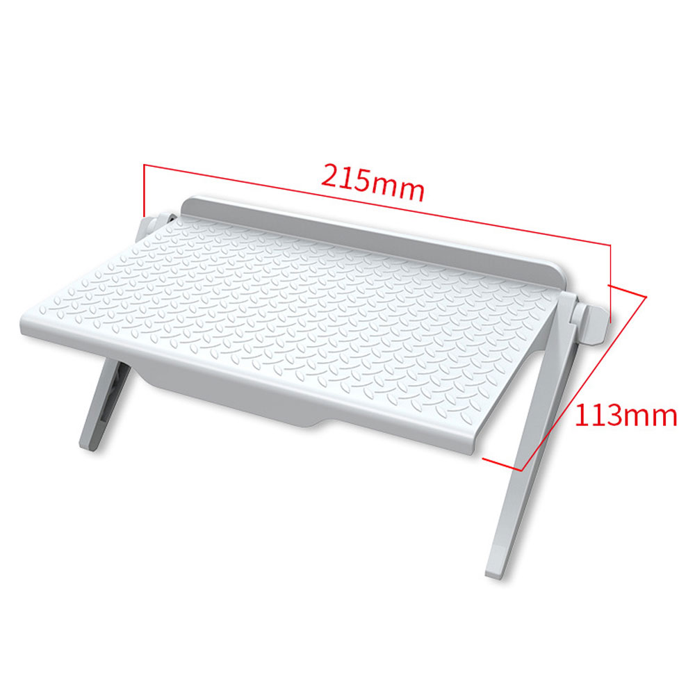 Adjustable TV Screen Top Shelf Computer Monitor Desktop Screen Top Storage Rack TV Media Box, Router Shelf Rack Home Organizer: black