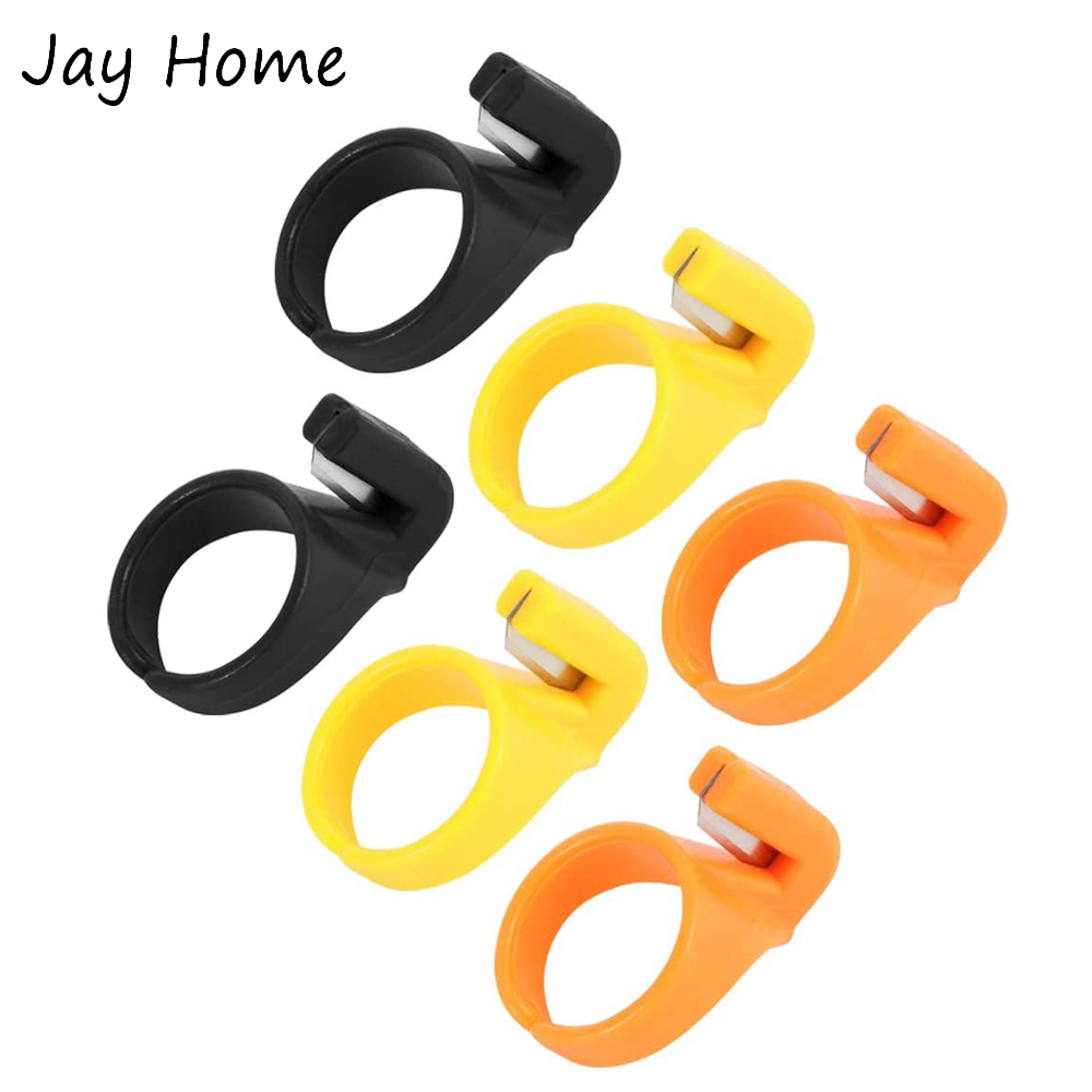 9/6/3pcs Plastic Quilting Thread Cutter Thimble Finger Knife Ring Cutting Tool for Yarn Cutting Embroidery Quilting Sewing Tools