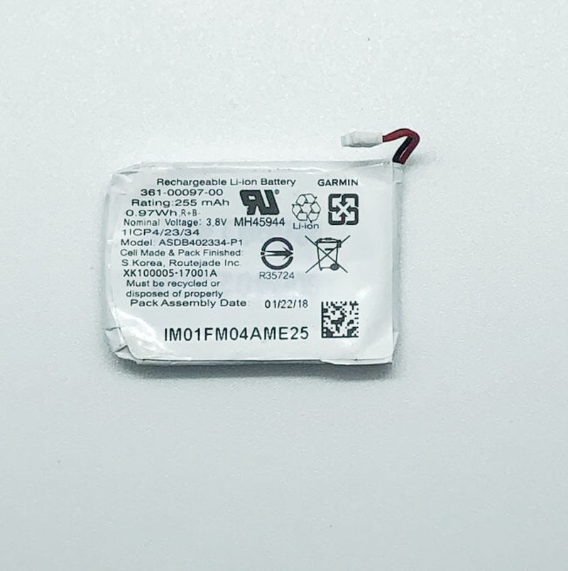 Original Ersatz Batterie 361-00097-00 Für Garmin Fenix 5 Authentische Rechargable Batterie 255mAh