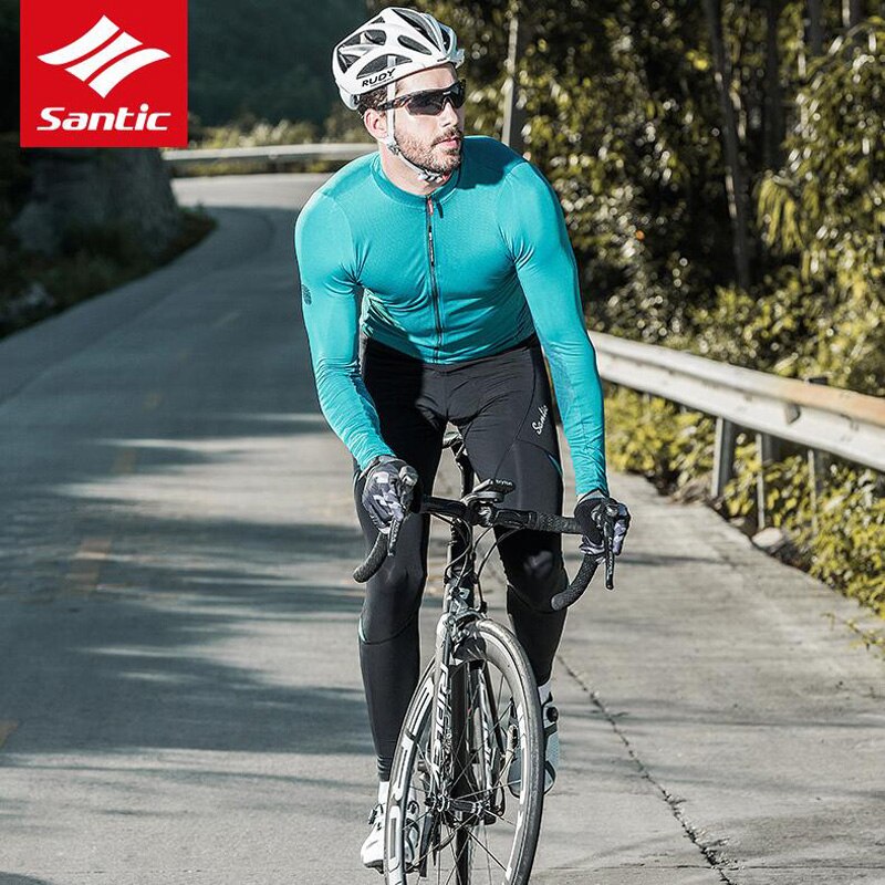 Santic Autumn Cycling Trousers Bicycle Pants Quick-Drying Summer Mountain Bike Road Bike Equipment Male