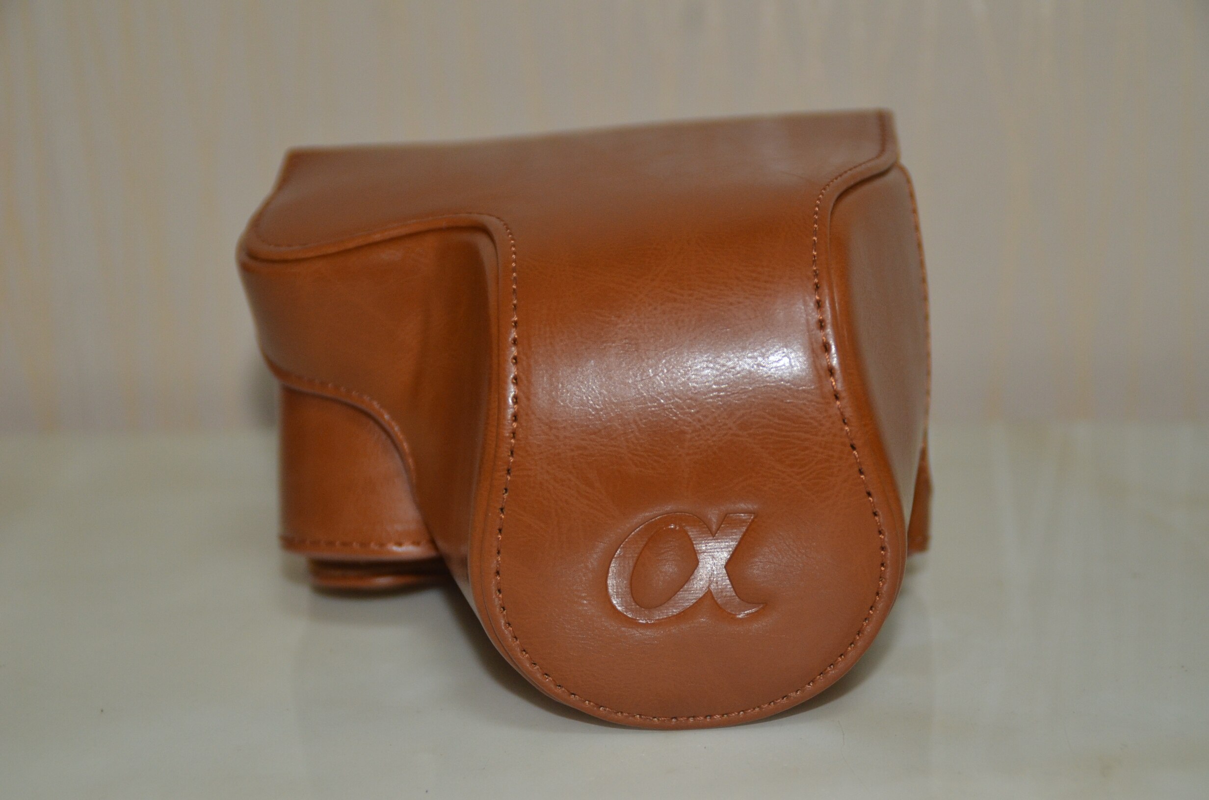 Étui Vintage en cuir pour appareil photo, sacoche pour Sony A5000 A5100 A6000 A6300 Nex6,: A6000 NEX6  brown