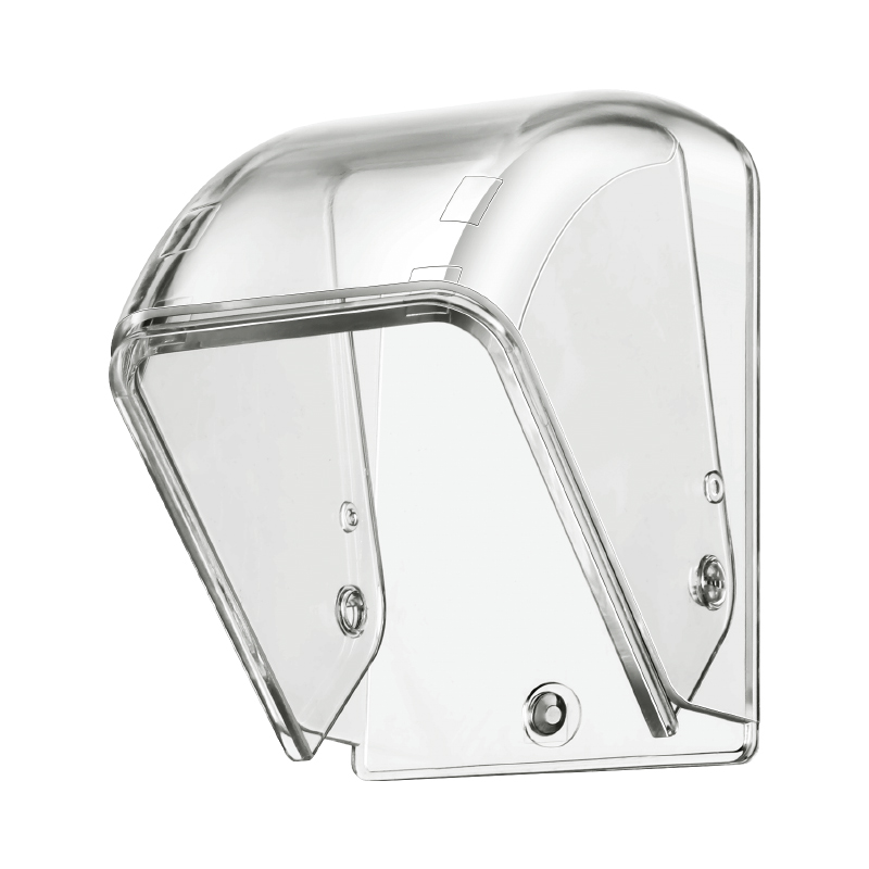 Draadloze Deurbel Waterdichte Hoes Deurbel Knop Transparante Beschermhoes Opbergdoos Accessoires Thuis Deurbel Cover: Ivoor