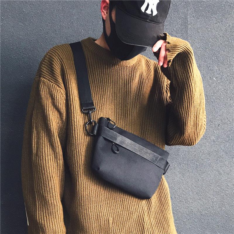 's Casual Messenger Bag Ins Canvas Sports Small Satchel Tide Brand Shoulder Bag Women Postman Bag Lovers Disco Bag