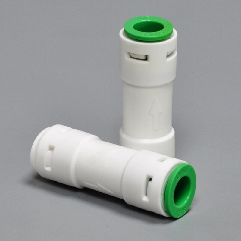 1/4" RO Water Tube Fitting Check Valve for Ro Water Systems Fast Connect Valve