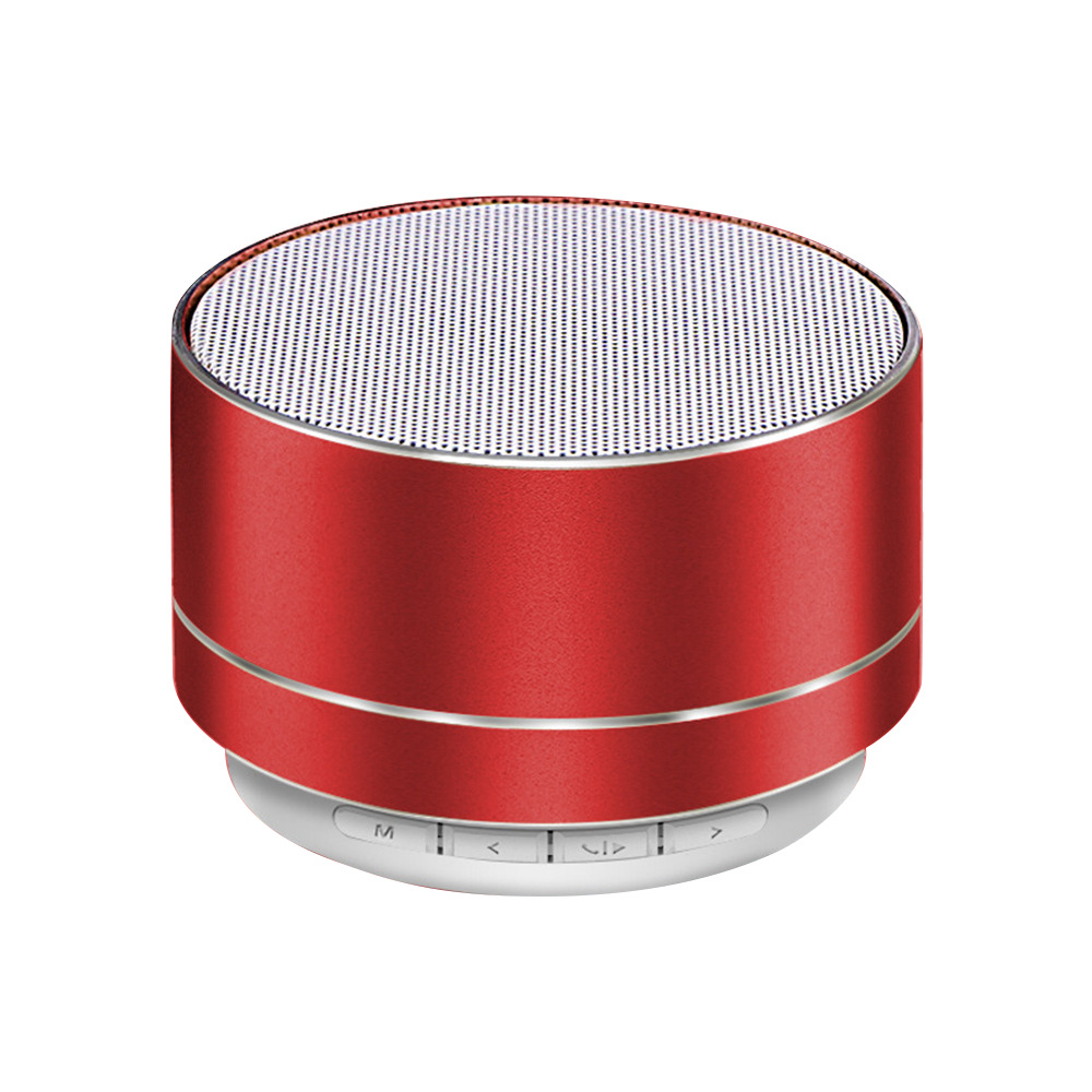 Altavoz de Metal A10 con Bluetooth, inalámbrico, portátil, Audio para coche, deslumbrante grieta, luces LED, Subwoofer, compatible con tarjeta TF, carga USB para PC: Negro