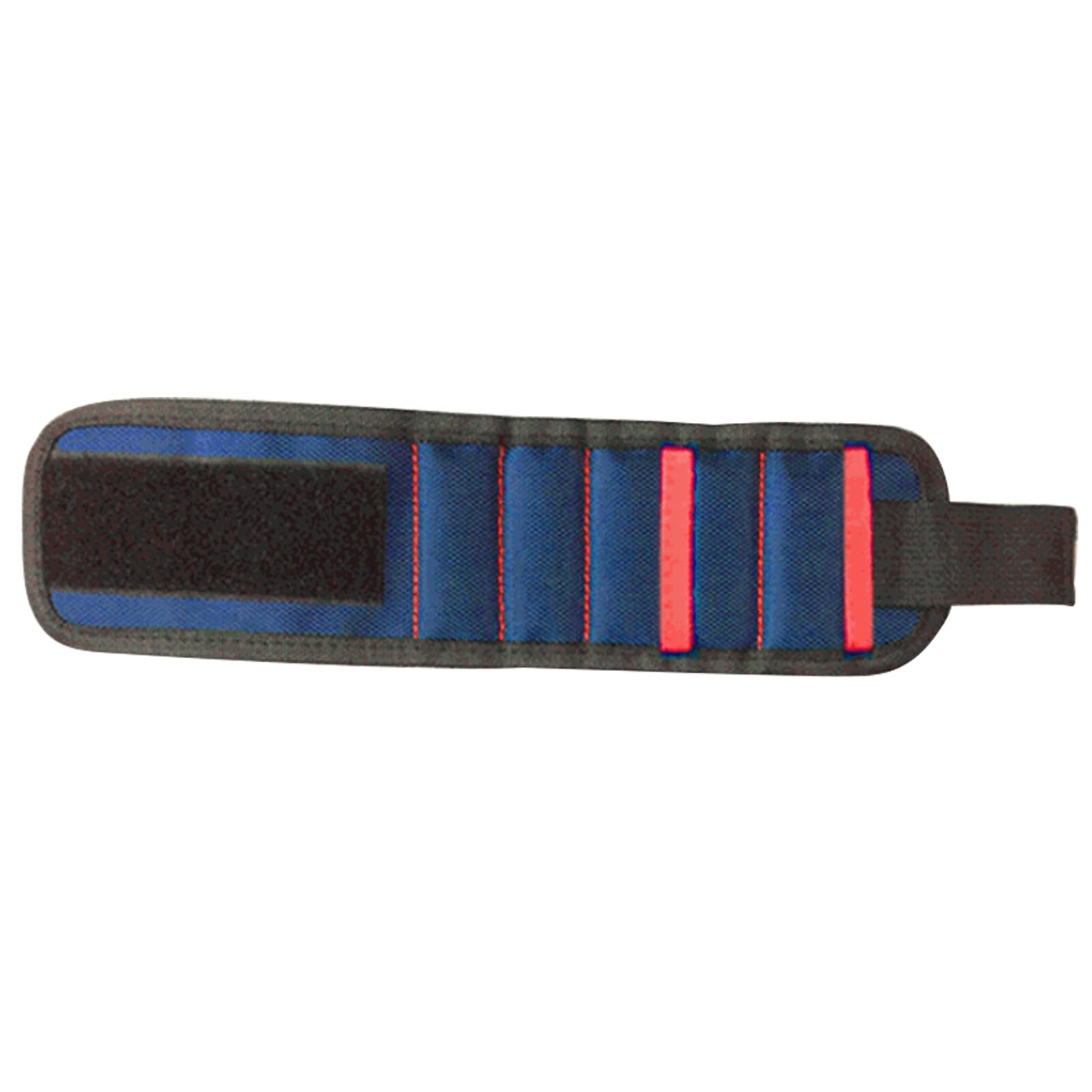 Men Breathable Tool Belt Strong Magnet Universal Storage Organizer Ergonomic Holding Screws DIY Adjustable Magnetic Wristband: Blue
